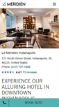 Mobile Screenshot of lemeridienindianapolis.com